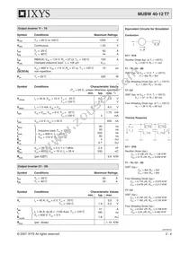 MUBW40-12T7 Datasheet Page 2