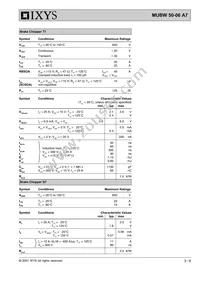 MUBW50-06A7 Datasheet Page 3