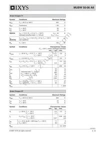 MUBW50-06A8 Datasheet Page 3
