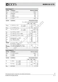 MUBW50-12T8 Datasheet Page 3