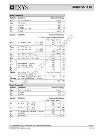 MUBW50-17T8 Datasheet Page 3
