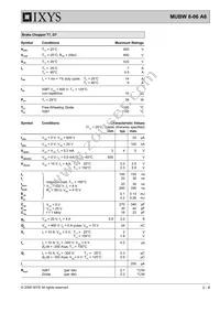 MUBW6-06A6 Datasheet Page 3