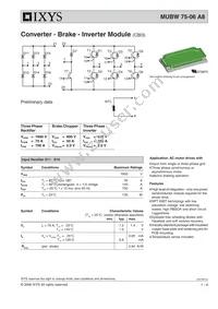 MUBW75-06A8 Datasheet Cover