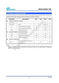 MUN12AD01-SG Datasheet Page 3