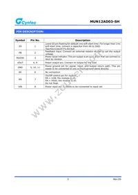 MUN12AD03-SH Datasheet Page 3