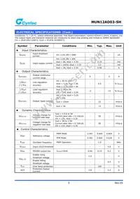 MUN12AD03-SH Datasheet Page 5