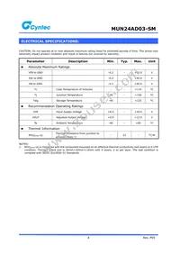 MUN24AD03-SM Datasheet Page 4