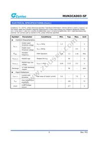 MUN3CAD03-SF Datasheet Page 5