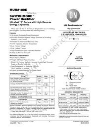 MUR2100ERL Datasheet Cover