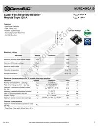 MUR2X060A10 Datasheet Cover