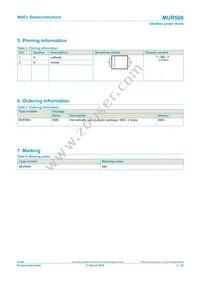 MUR560J Datasheet Page 2