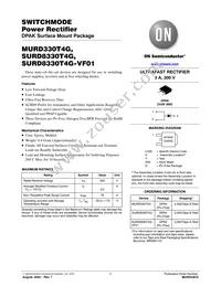 MURD330T4G Datasheet Cover