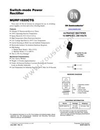 MURF1620CT Datasheet Cover