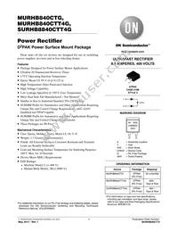 MURHB840CT Datasheet Cover