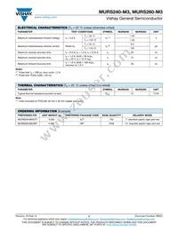 MURS260-M3/52T Datasheet Page 2
