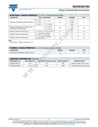 MURS320-M3/57T Datasheet Page 2