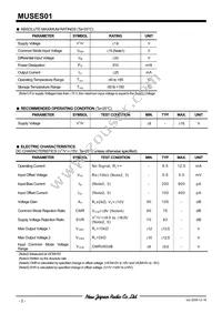 MUSES01 Datasheet Page 2