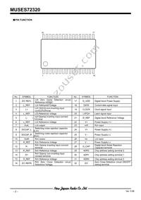 MUSES72320V-TE2 Datasheet Page 2