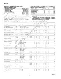 MUX08FS-REEL Datasheet Page 3