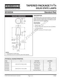 MV5024A Datasheet Cover