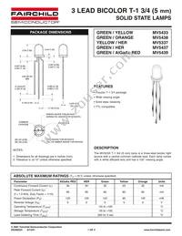 MV5437 Datasheet Cover