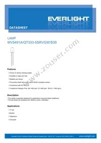 MV5491A Datasheet Cover