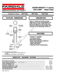 MV7344 Datasheet Cover