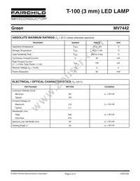 MV7442 Datasheet Page 2