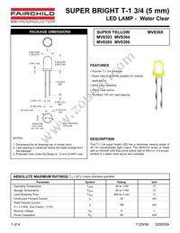 MV8305 Datasheet Cover