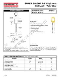 MV8742 Datasheet Cover