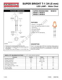 MV8816 Datasheet Cover