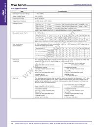 MVA63VC331MK16TR Datasheet Page 2