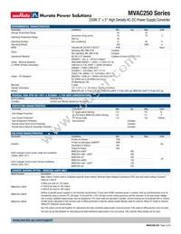 MVAC250-48AFD Datasheet Page 2