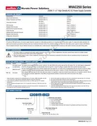 MVAC250-48AFD Datasheet Page 3