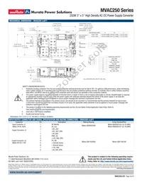 MVAC250-48AFD Datasheet Page 9