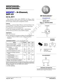 MVSF2N02ELT1G Datasheet Cover