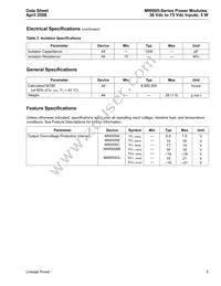 MW005C Datasheet Page 5