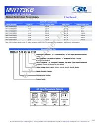 MW173KB0903B01 Datasheet Page 2