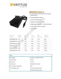 MWA030005B-10A Datasheet Cover
