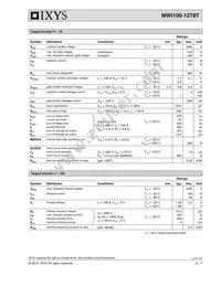 MWI100-12T8T Datasheet Page 2