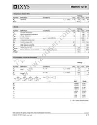 MWI100-12T8T Datasheet Page 3