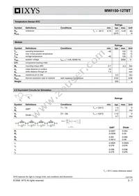 MWI150-12T8T Datasheet Page 3