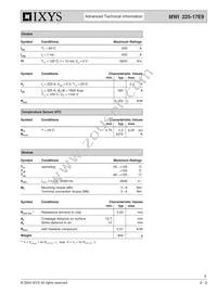 MWI225-17E9 Datasheet Page 2