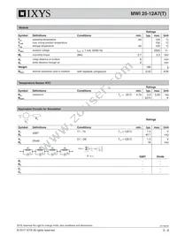 MWI25-12A7T Datasheet Page 3