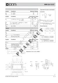 MWI25-12E7 Datasheet Page 2