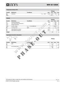MWI30-12E6K Datasheet Page 3