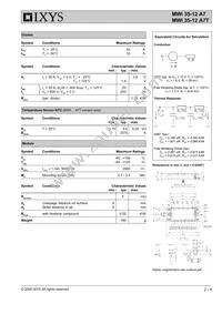 MWI35-12A7T Datasheet Page 2