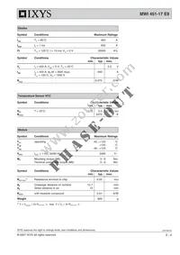 MWI451-17E9 Datasheet Page 2