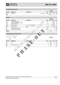MWI50-12E6K Datasheet Page 3