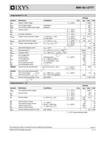 MWI50-12T7T Datasheet Page 2